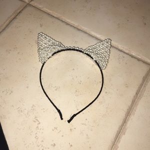 Pearl cat ear headband